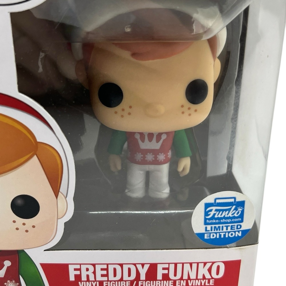 Funko Pop! Freddy Funko #87 Limited Edition, Red, Green, White - Free‎ Protector